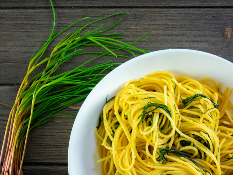 Rezept für Spaghetti mit Mönchsbart (Barba di Frate)